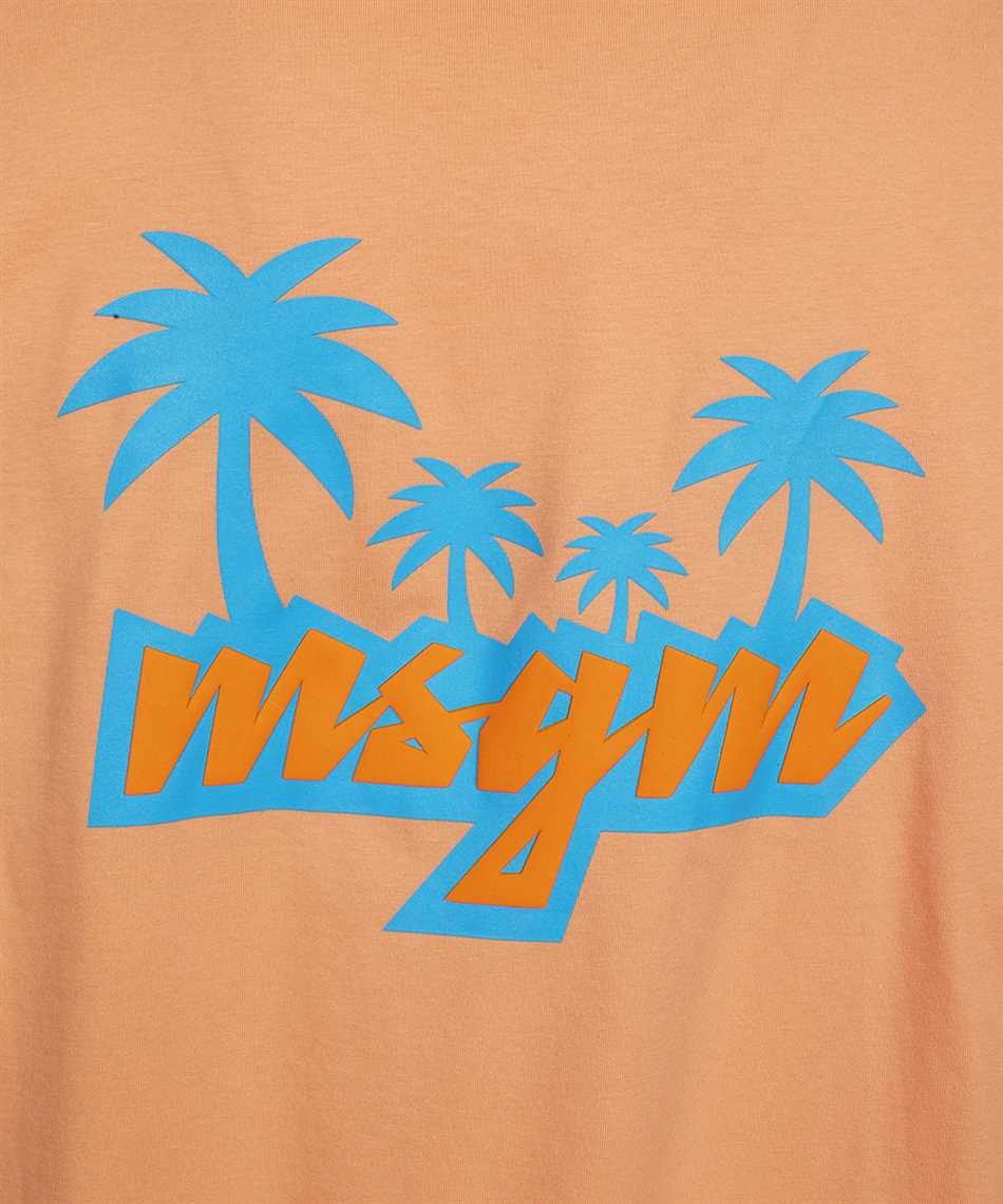 MSGM Cotton T-shirt Oranje