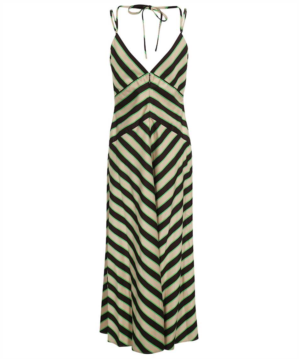 MSGM Printed dress Beige