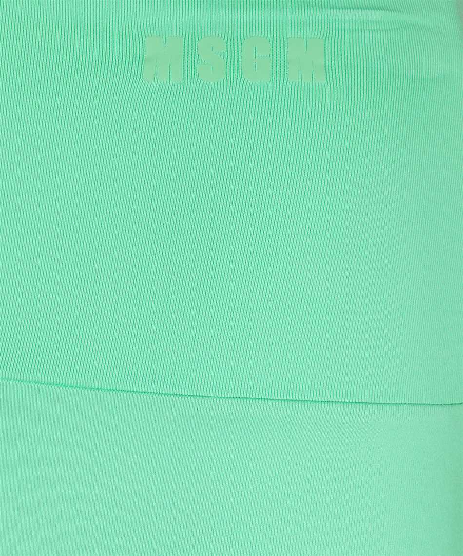 MSGM Logo print shorts Groen