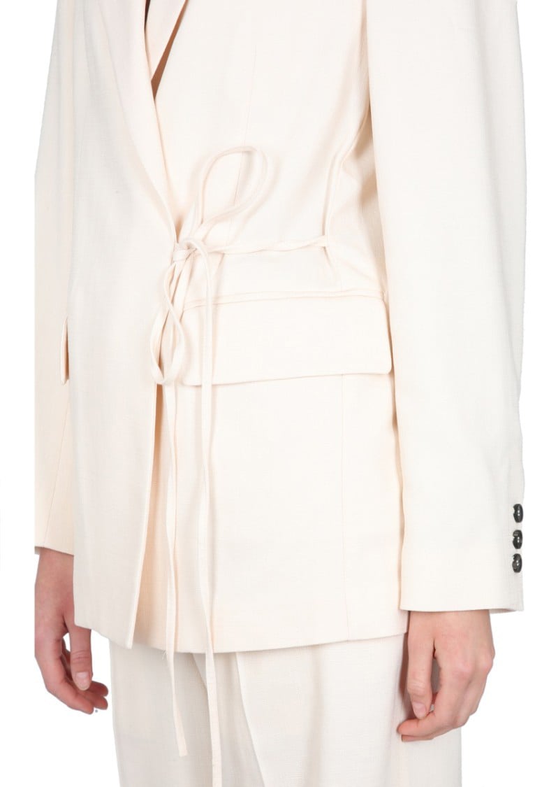 MSGM Viscose Blazer Neutraal