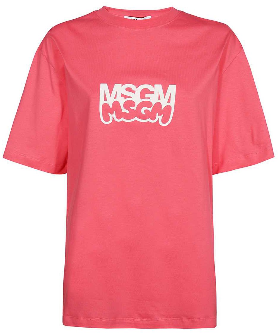 MSGM Cotton T-shirt Roze