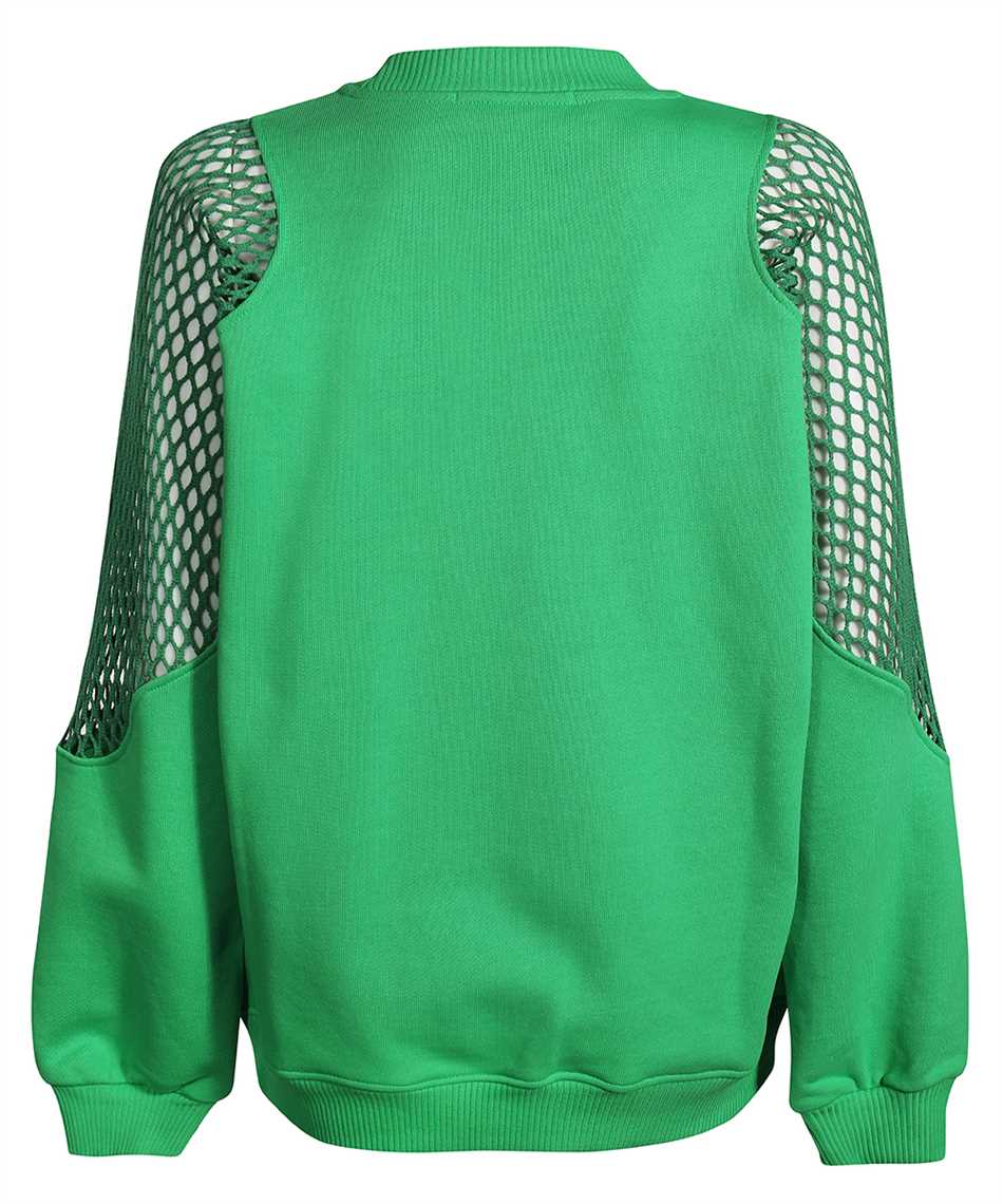 MSGM Cotton crew-neck sweatshirt Groen