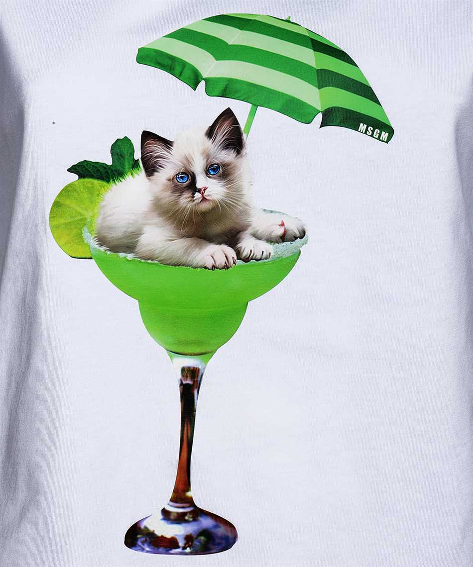 MSGM Cotton T-shirt Wit