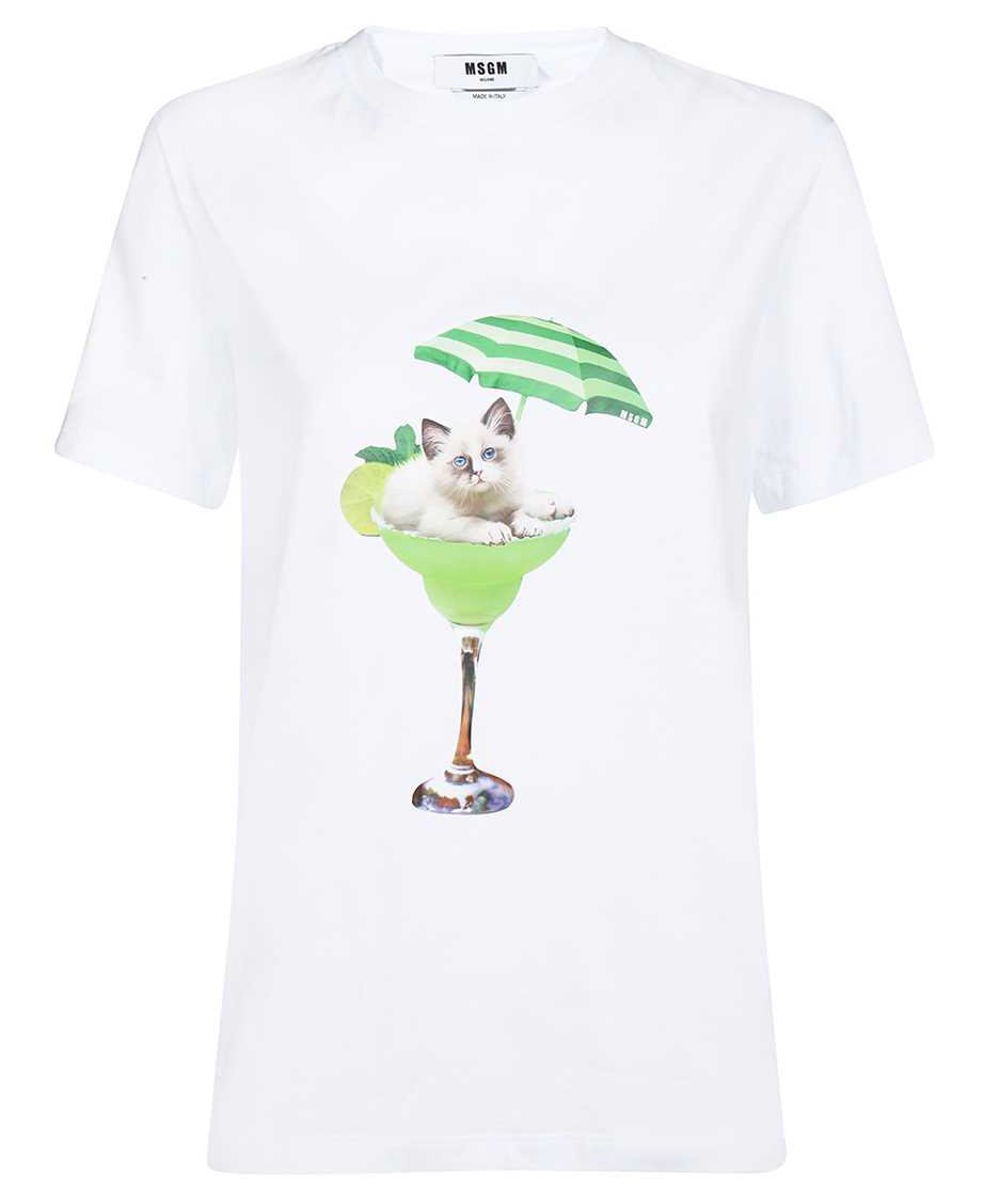 MSGM Cotton T-shirt Wit