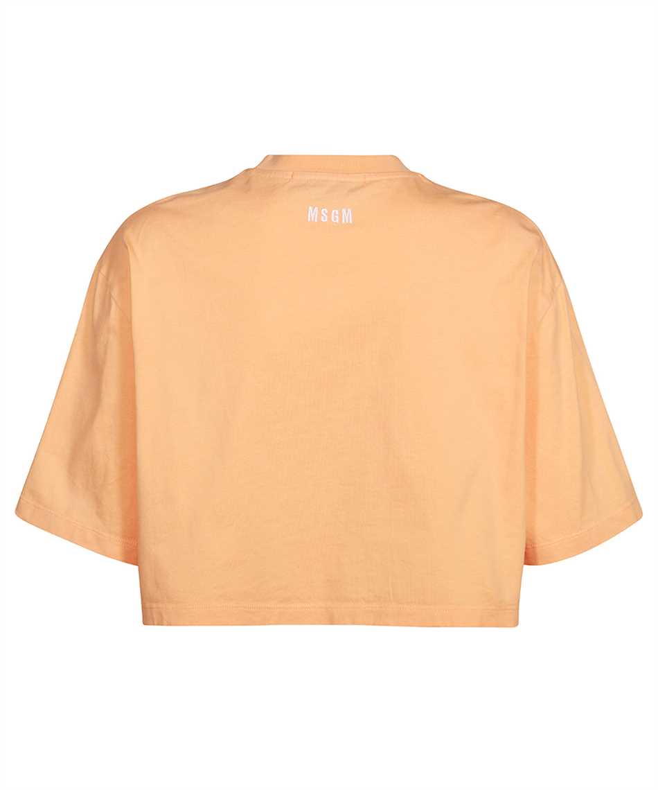 MSGM Cotton crop top Oranje