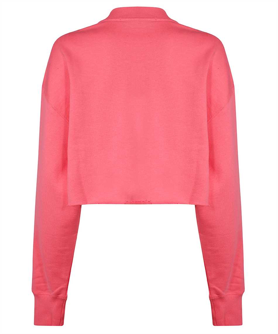 MSGM Cotton crew-neck sweatshirt Roze
