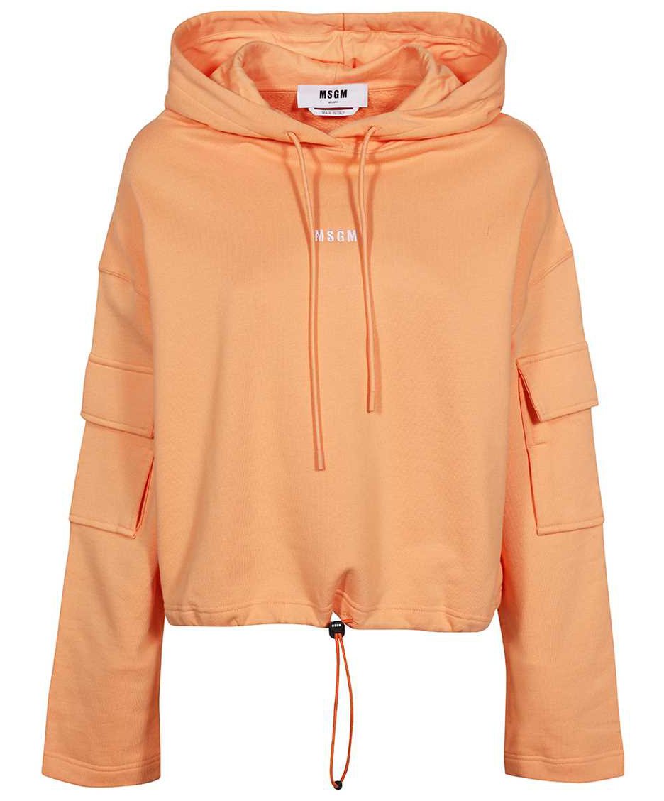 MSGM Cotton hoodie Oranje