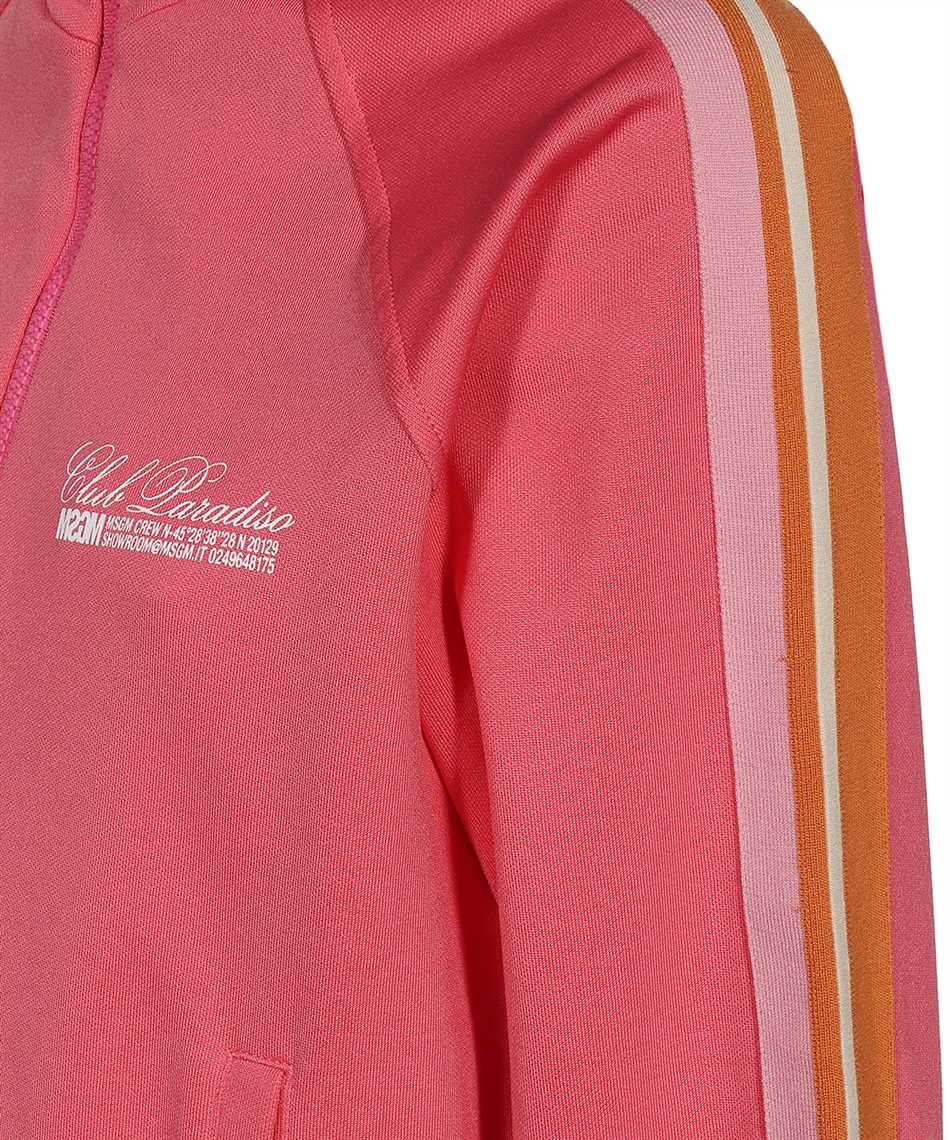 MSGM Full zip hoodie Roze