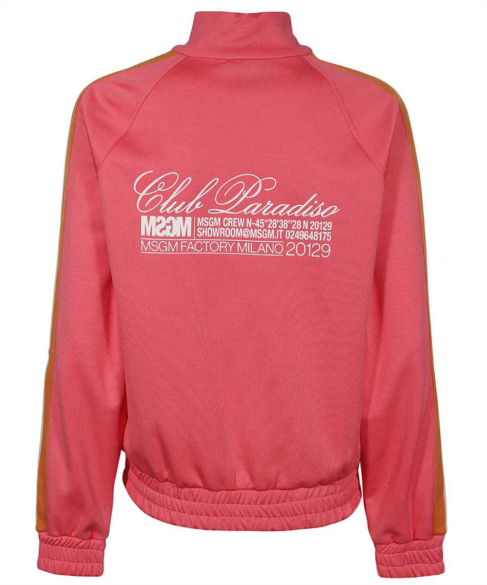 MSGM Full zip hoodie Roze