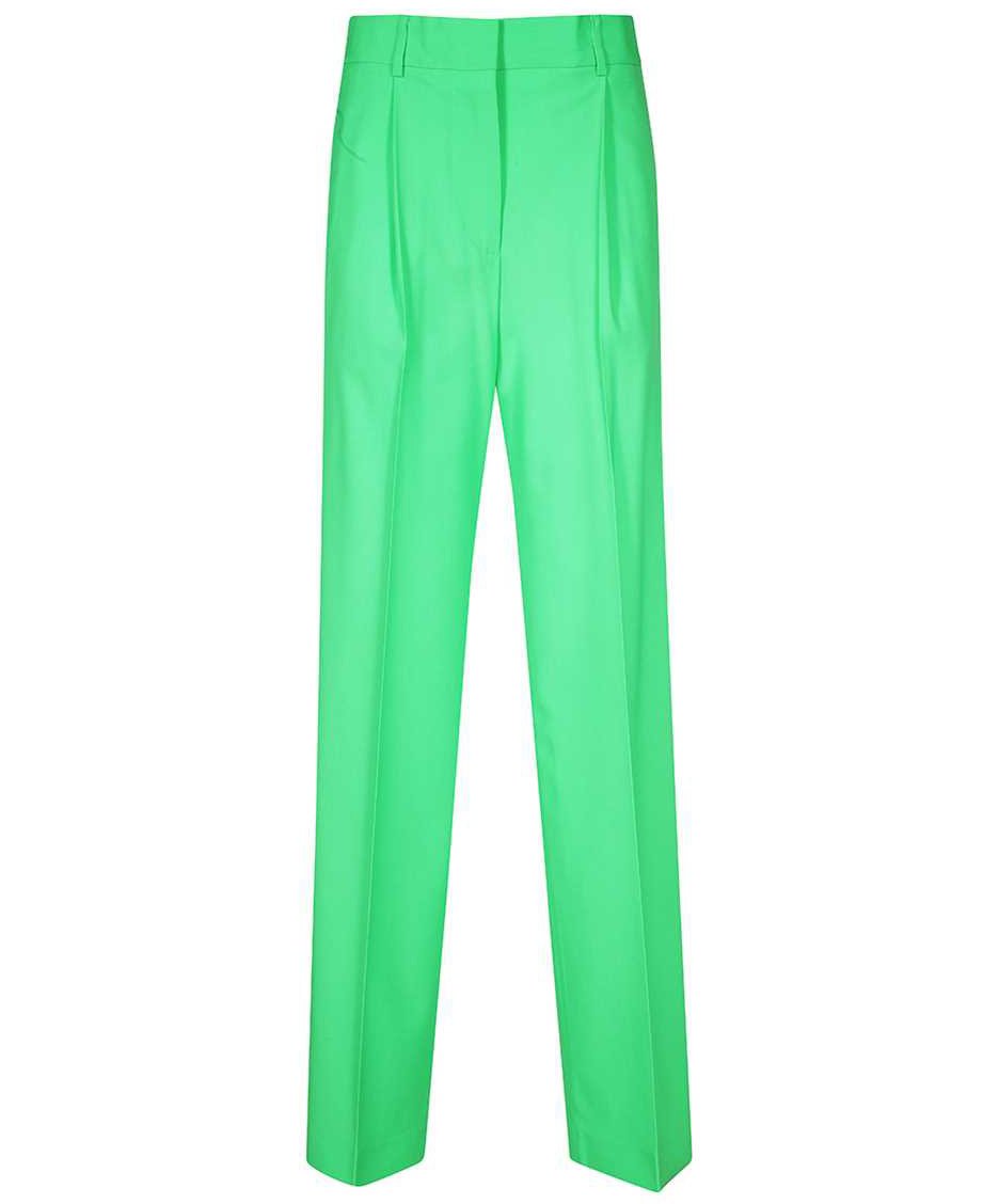 MSGM Virgin wool trousers Groen