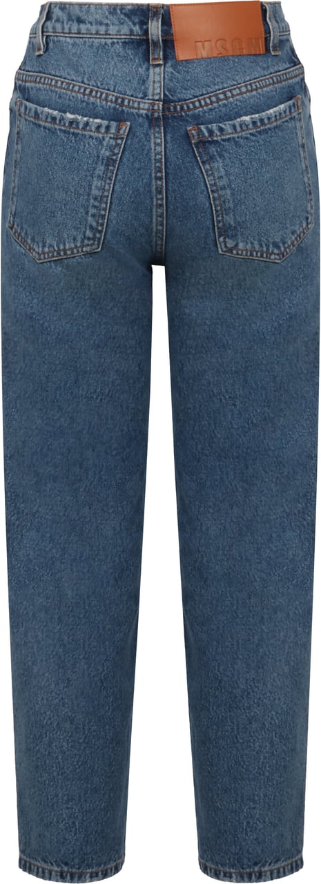 MSGM 5-pocket straight-leg jeans Blauw