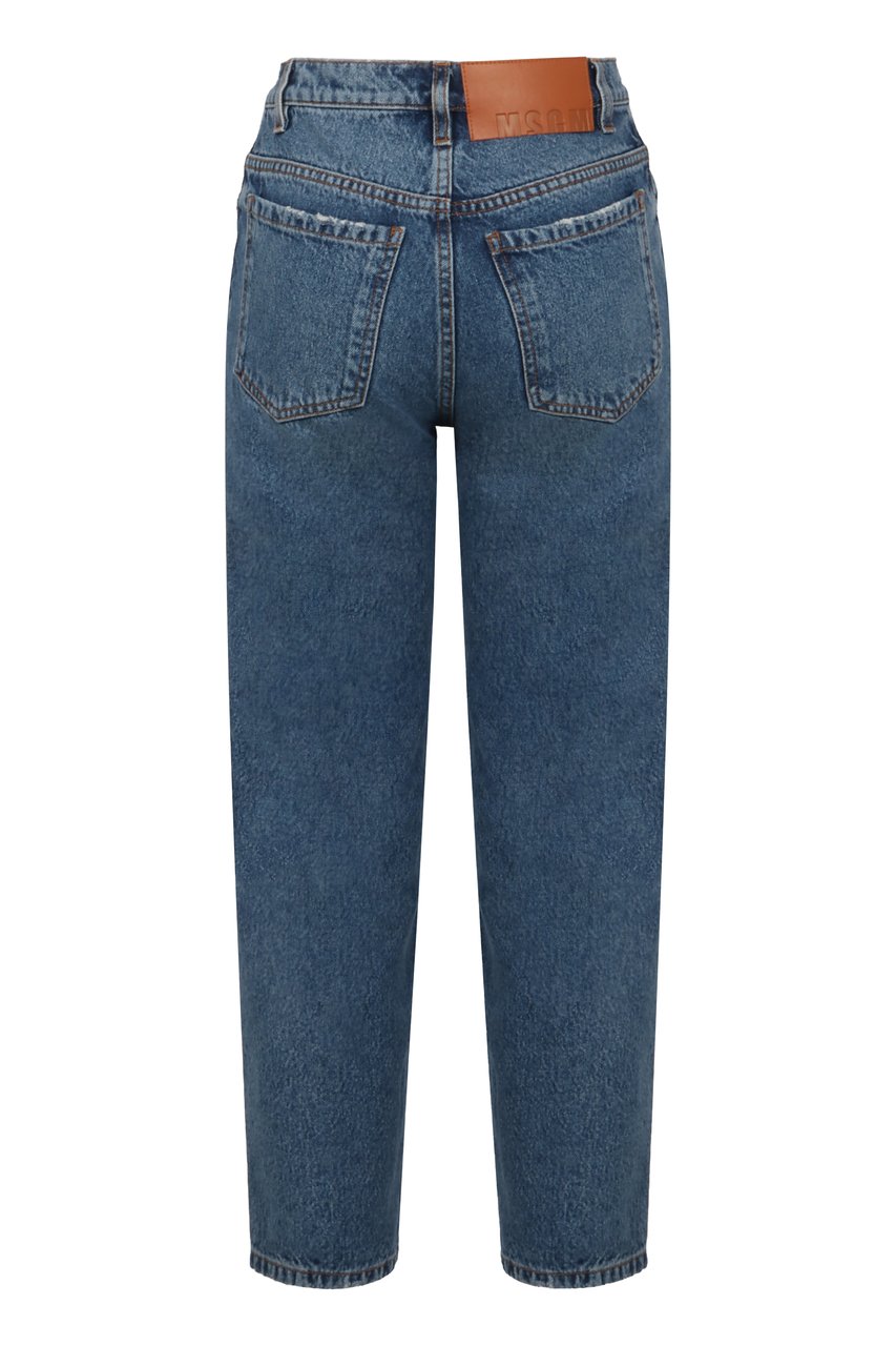 MSGM 5-pocket straight-leg jeans Blauw