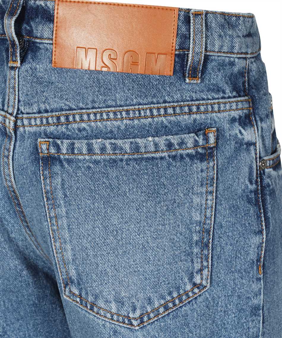 MSGM 5-pocket straight-leg jeans Blauw