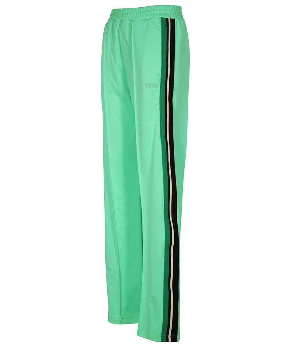 MSGM Track-pants with decorative stripes Groen