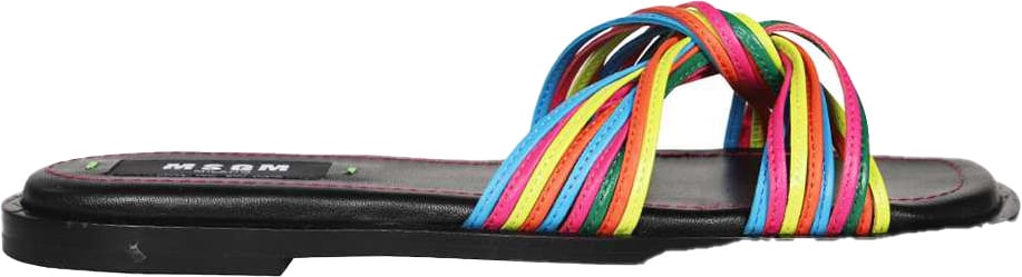 MSGM Leather slides Bruin
