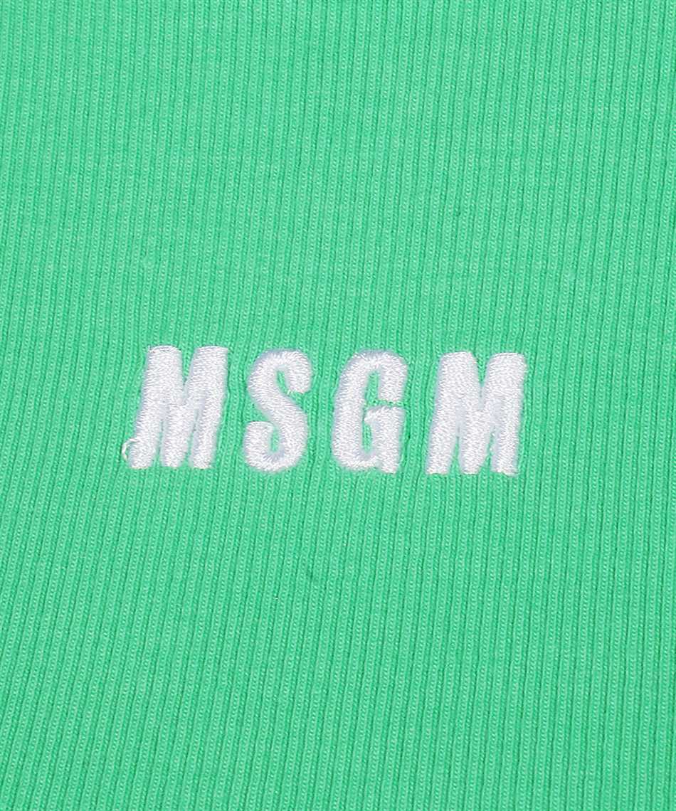 MSGM Ribbed tank top Groen