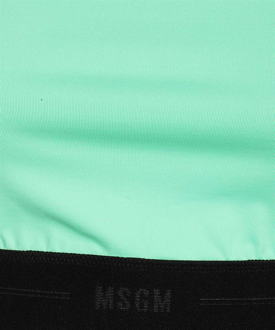 MSGM Logo sporty tank-top Groen