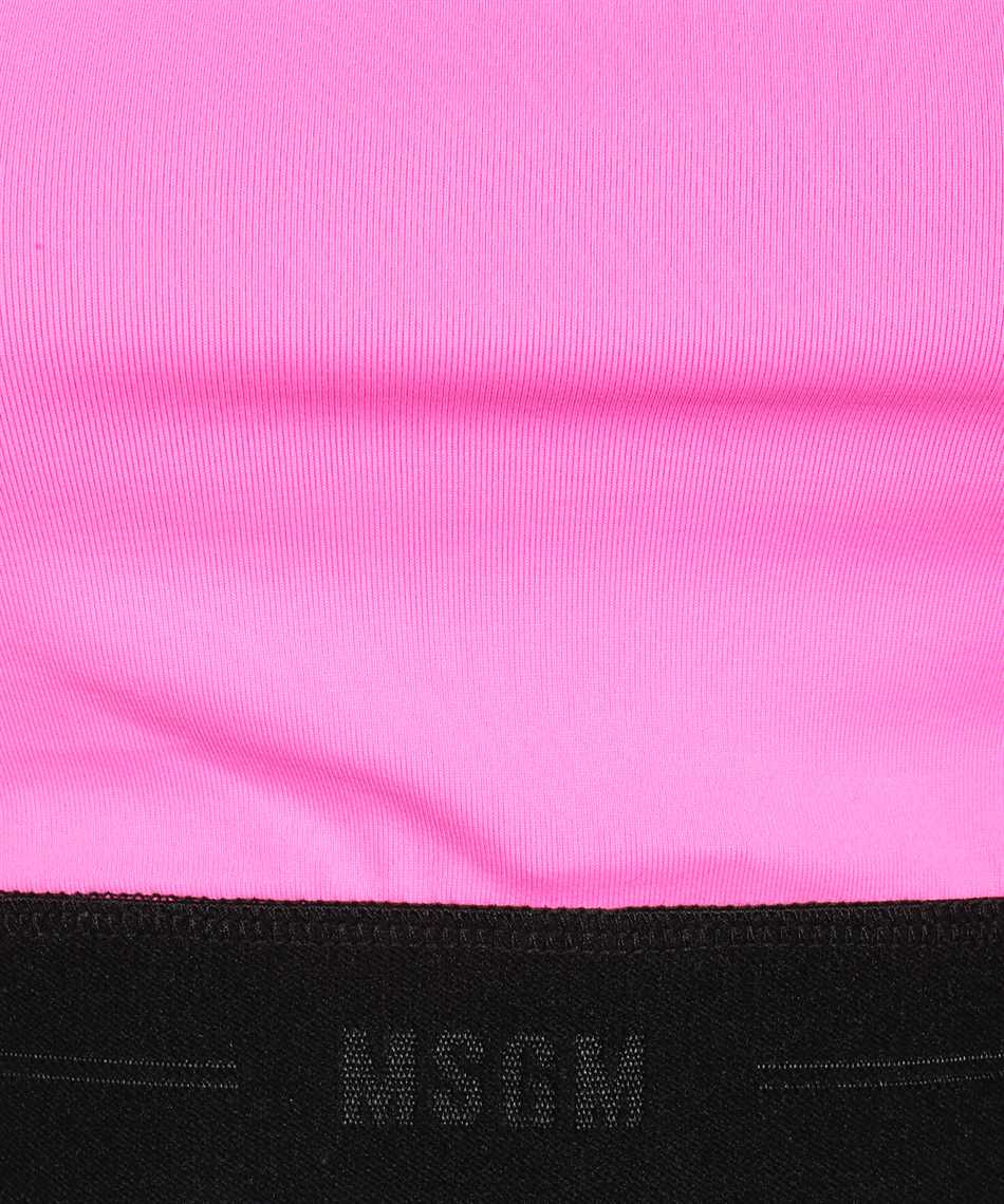MSGM Logo sporty tank-top Roze