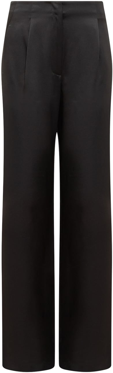 MSGM Pantaloni Palazzo Zwart