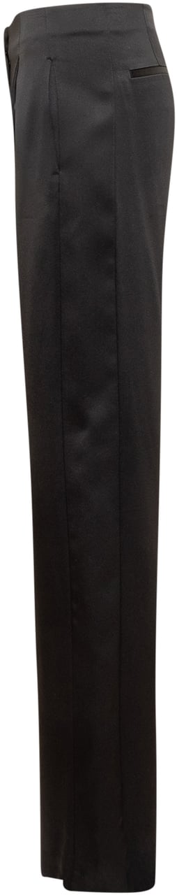 MSGM Pantaloni Palazzo Zwart
