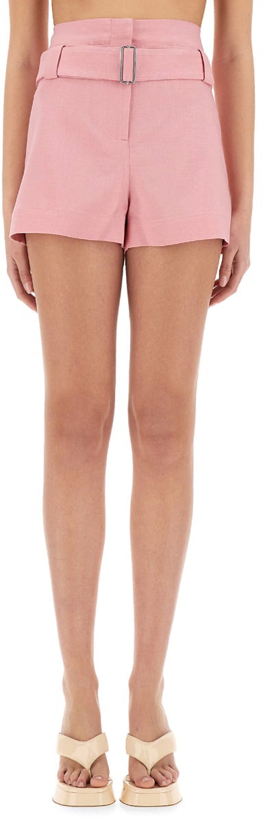 MSGM BELTED SHORTS Roze