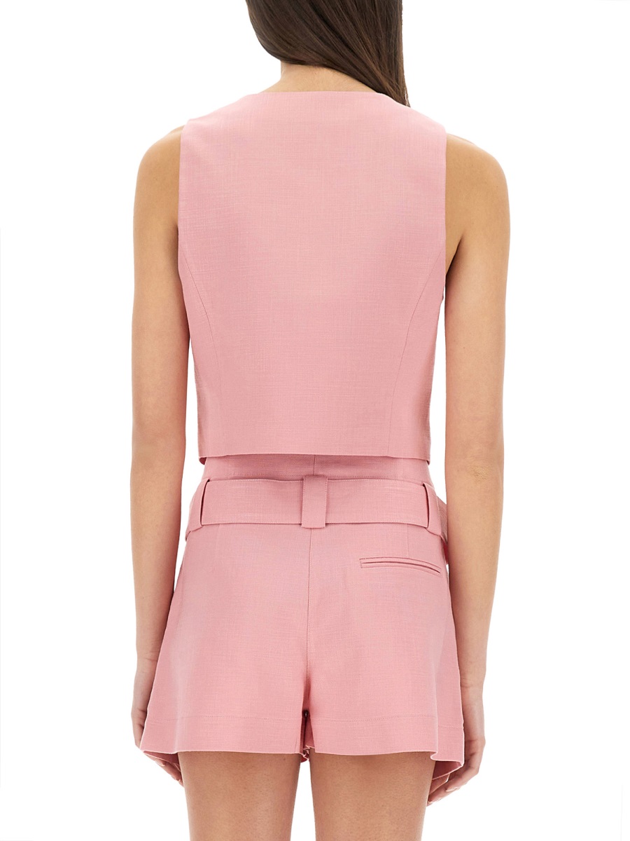 MSGM CROPPED VEST Roze