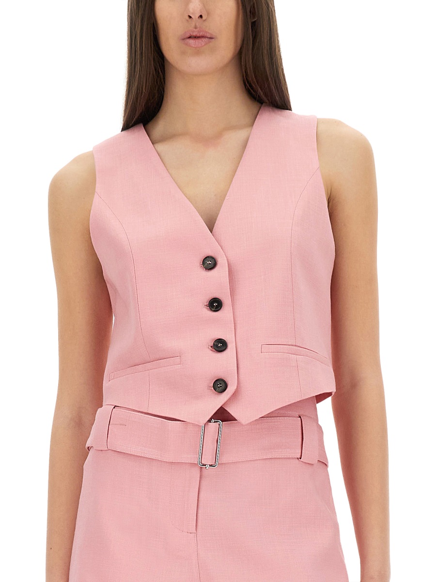 MSGM CROPPED VEST Roze