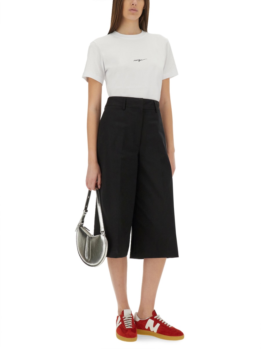 MSGM T-SHIRT WITH LOGO Wit