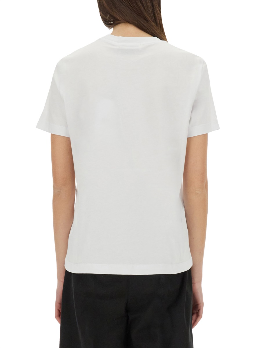 MSGM T-SHIRT WITH LOGO Wit