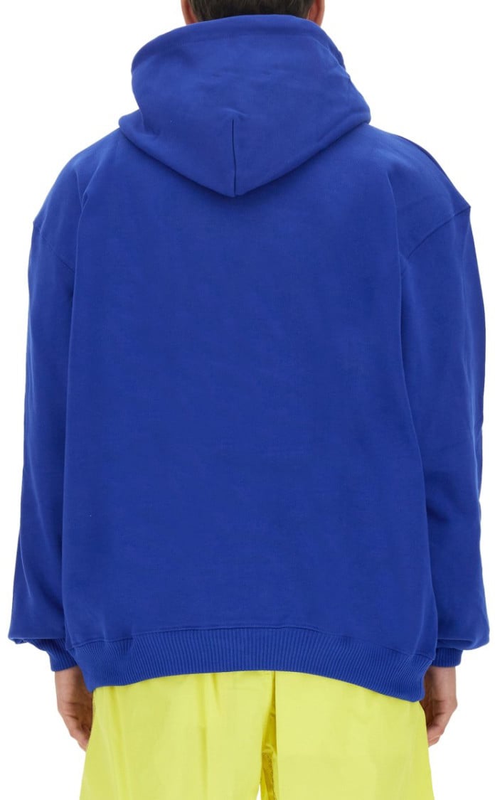 MSGM Graphic Logo Sweatshirt Blauw