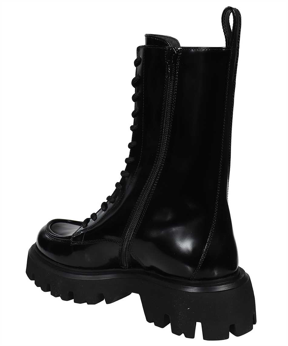 MSGM Leather boots Zwart