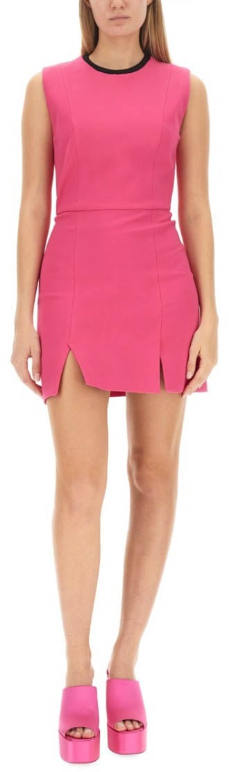 MSGM Mini Cut Out Dress Roze
