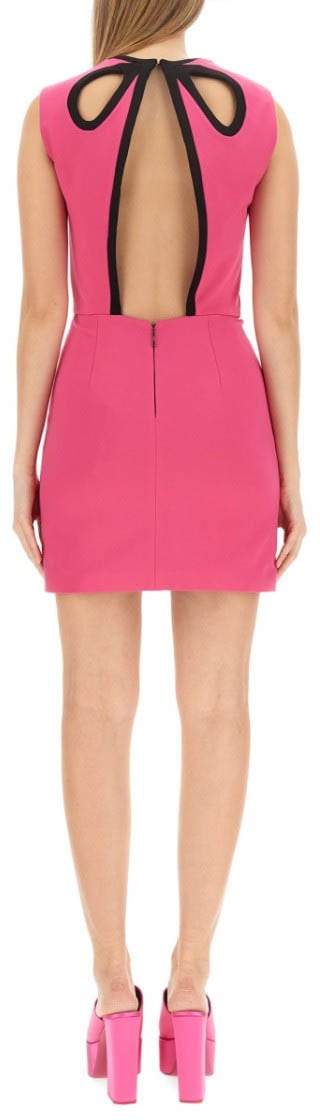 MSGM Mini Cut Out Dress Roze