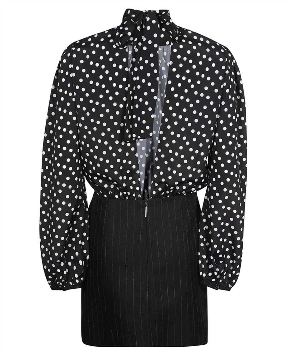 MSGM Polka-dot mini-dress Zwart