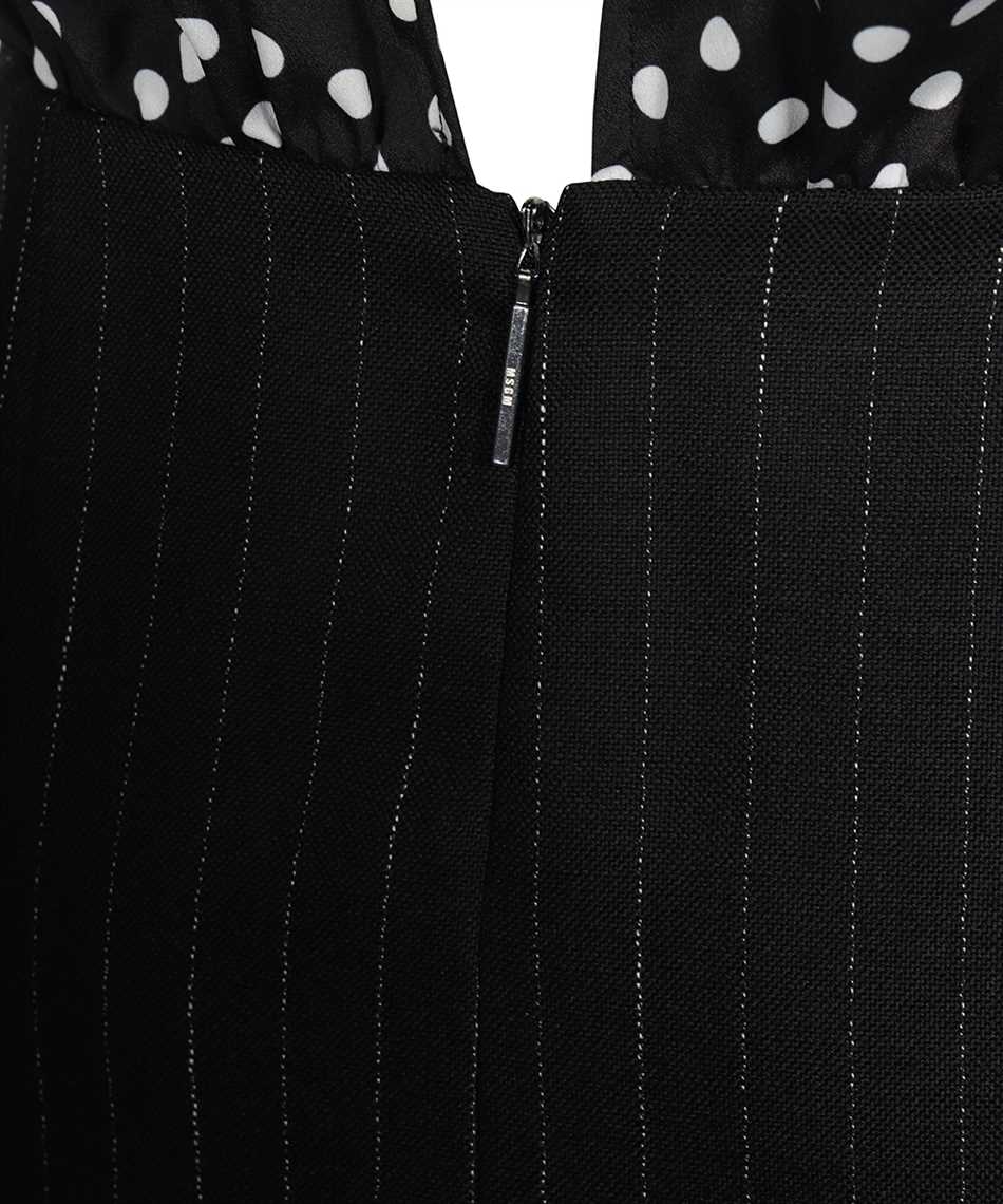 MSGM Polka-dot mini-dress Zwart