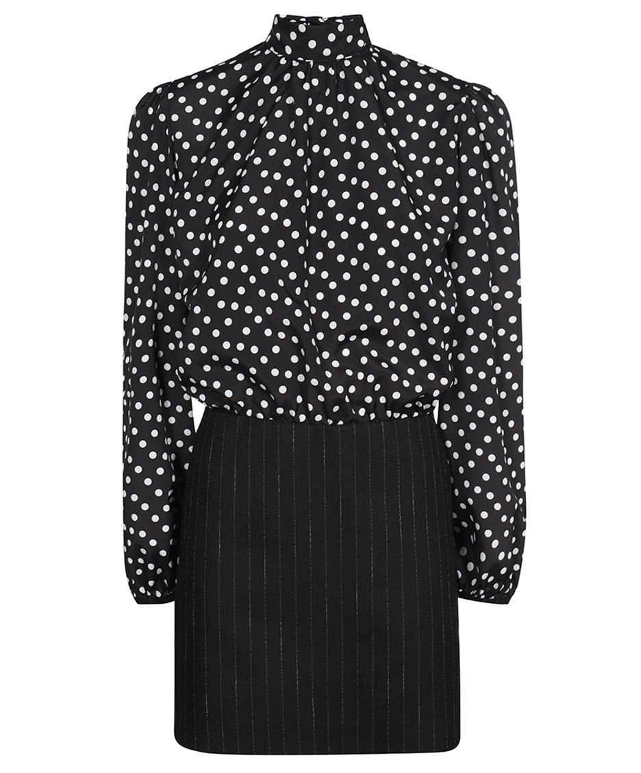 MSGM Polka-dot mini-dress Zwart