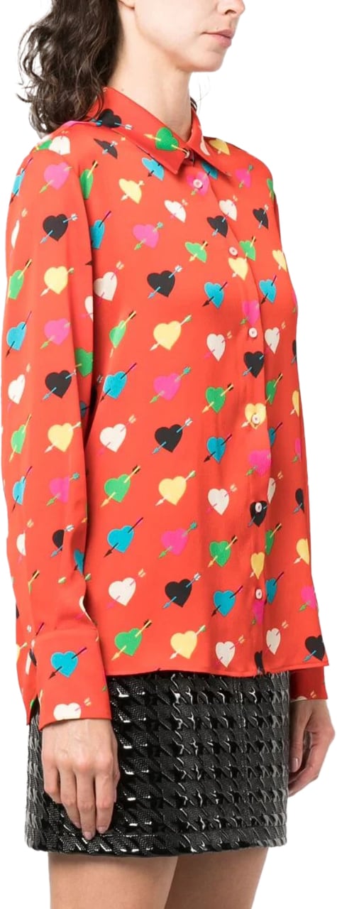 MSGM camicia red Rood