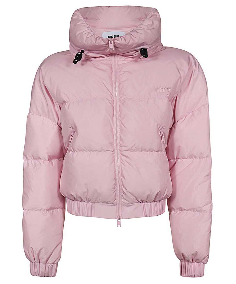 MSGM Full zip down jacket Roze