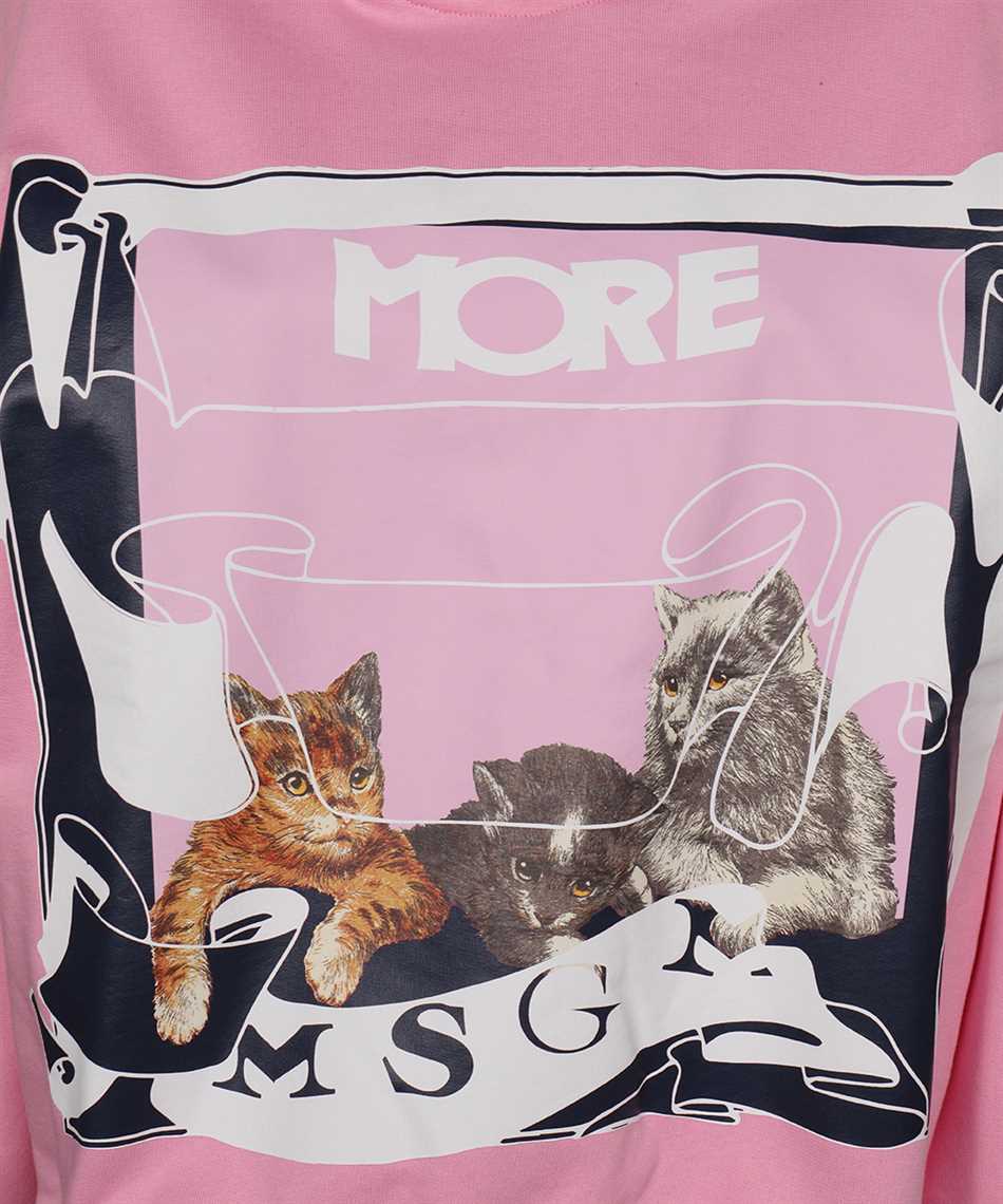 MSGM Cotton hoodie Roze