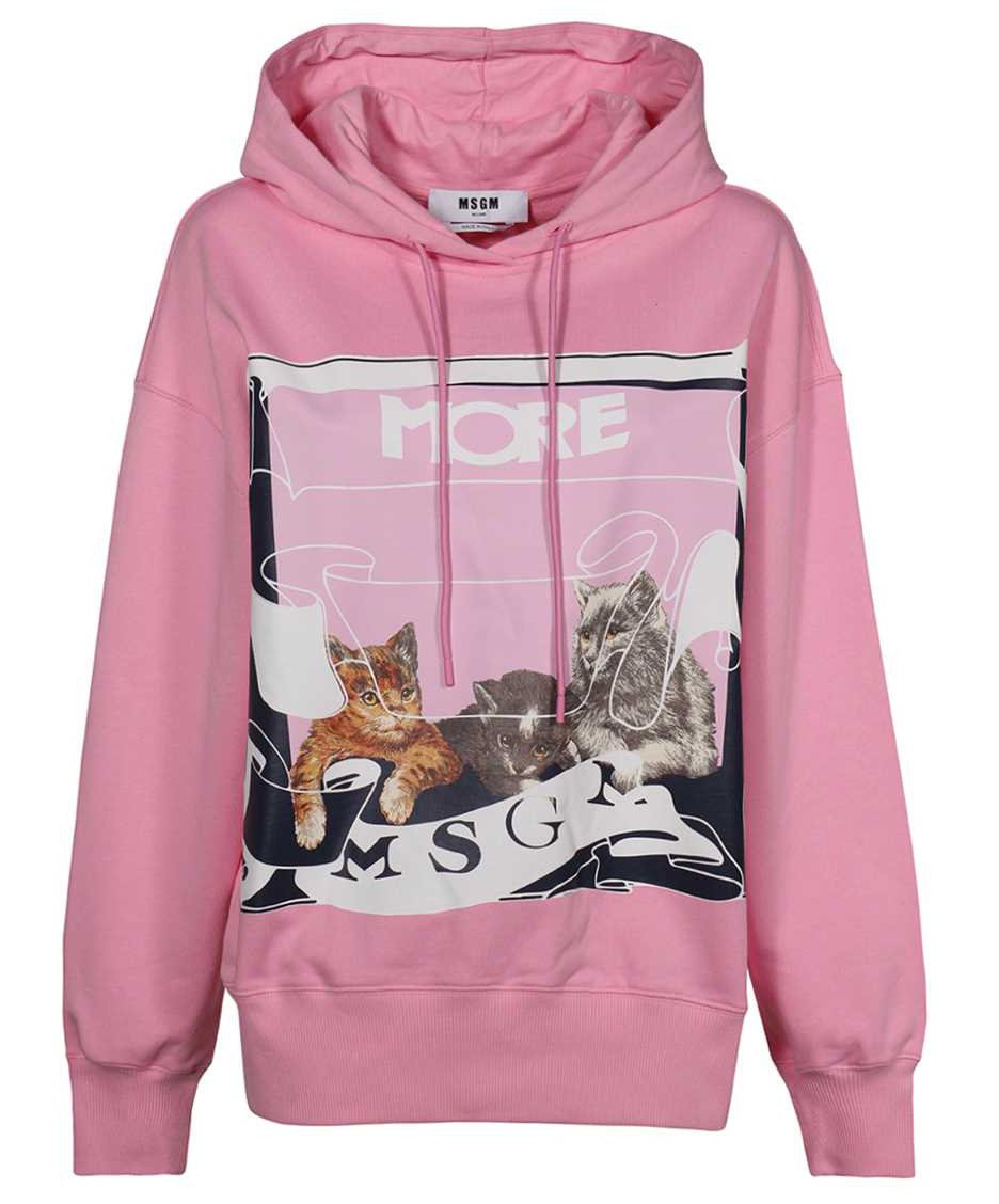 MSGM Cotton hoodie Roze