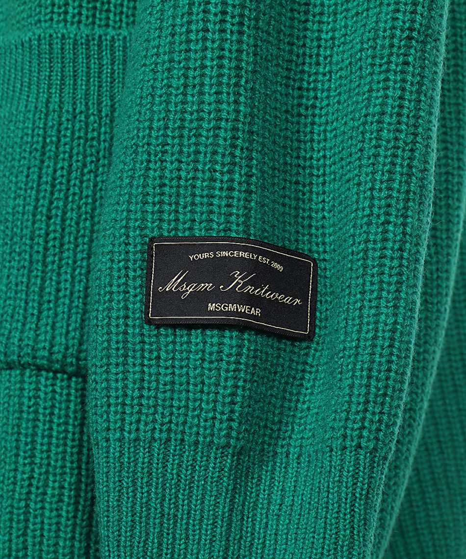 MSGM Wool-blend cardigan Groen