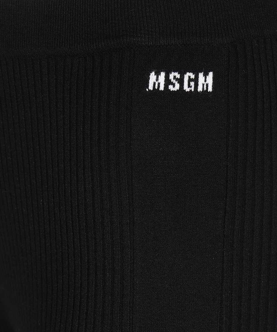 MSGM Knitted trousers Zwart