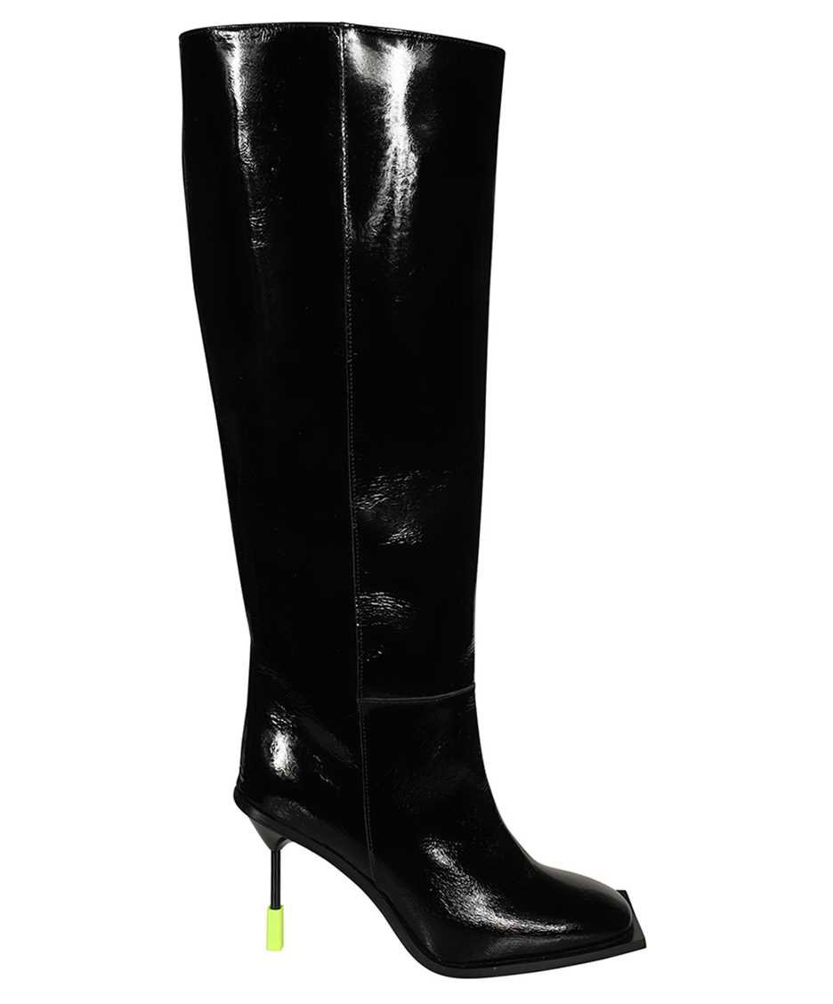 MSGM Leather boots Zwart