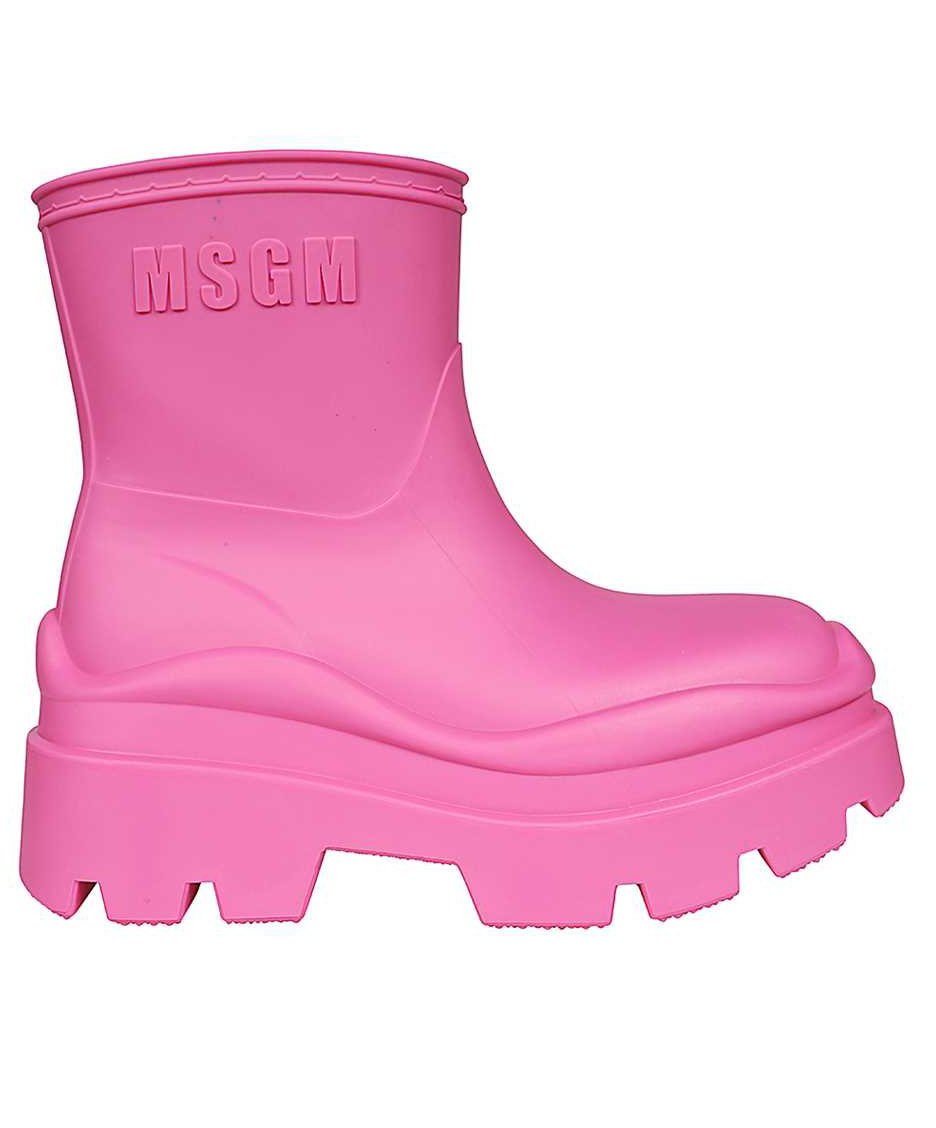 MSGM Rubber rain boots Roze