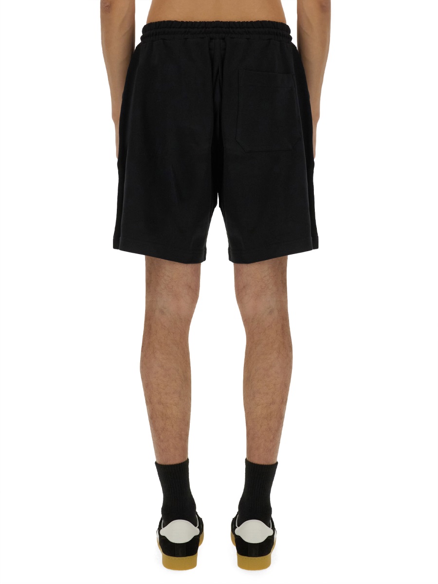 MSGM SHORTS WITH MICRO LOGO Zwart