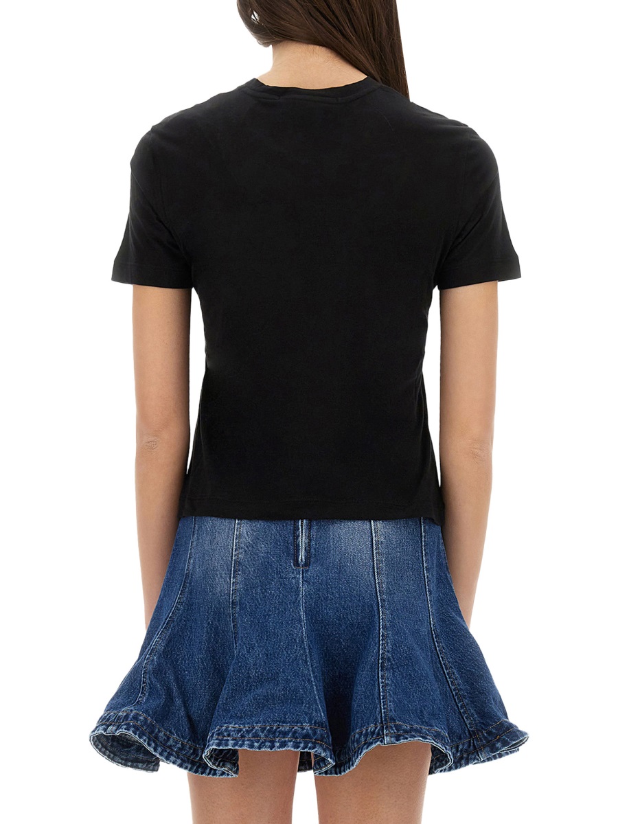 MSGM SLIM FIT T-SHIRT Zwart