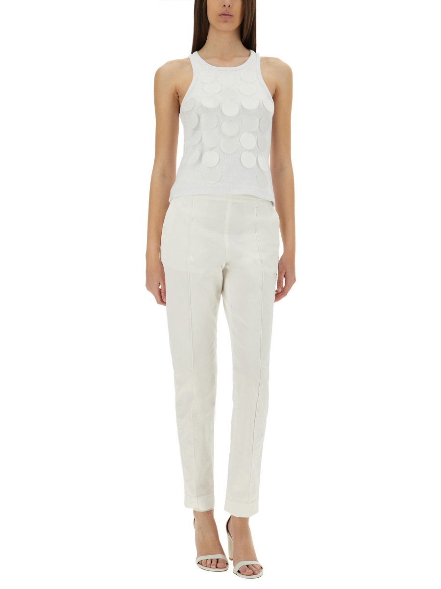 MSGM COTTON TOPS. Wit