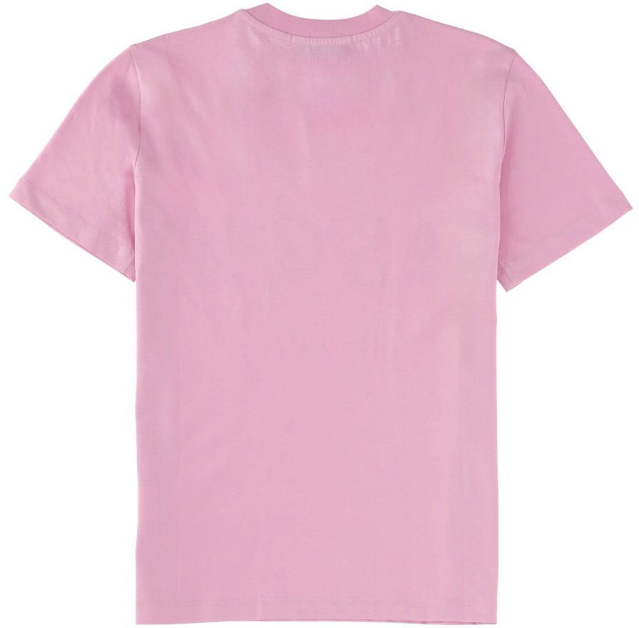 MSGM T-SHIRT WITH LOGO Roze