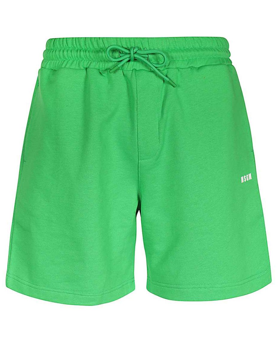 MSGM Cotton bermuda shorts Groen