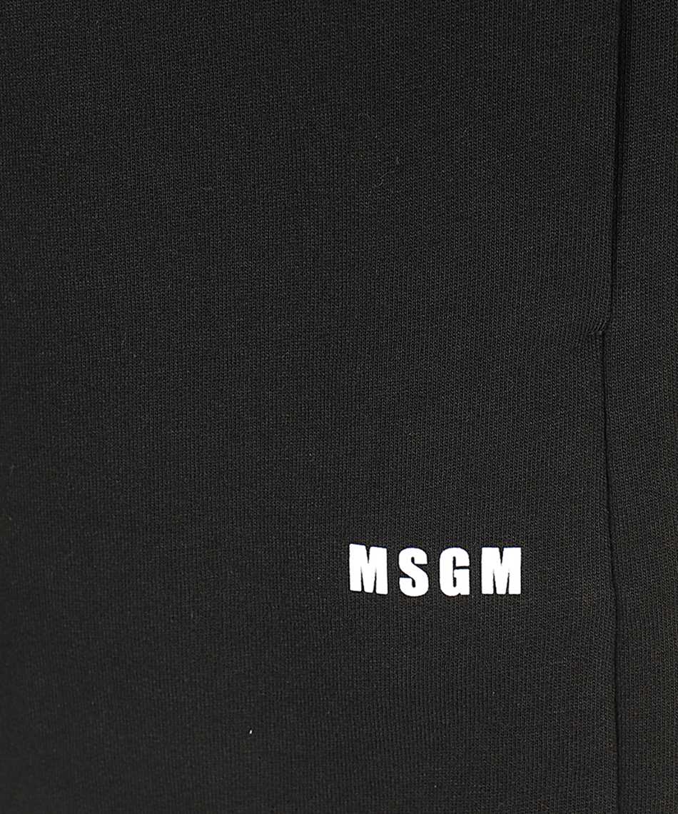 MSGM Cotton bermuda shorts Zwart